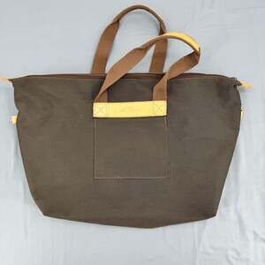Moët & Chandon Brown Fabric Leather Travel Picnic Tote Bag
